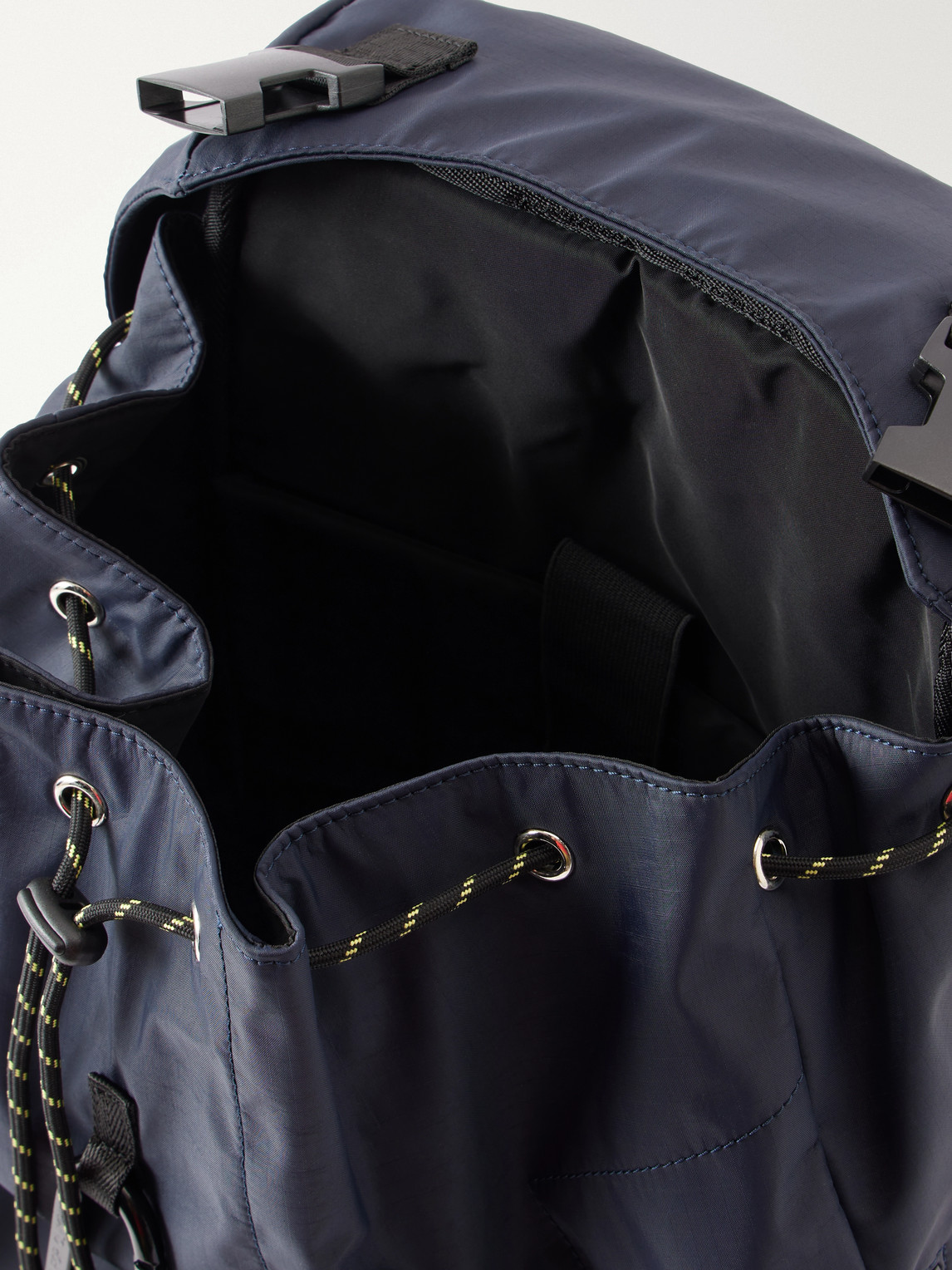 A.p.c. Technical Nylon Backpack With Flap Closure In Blue