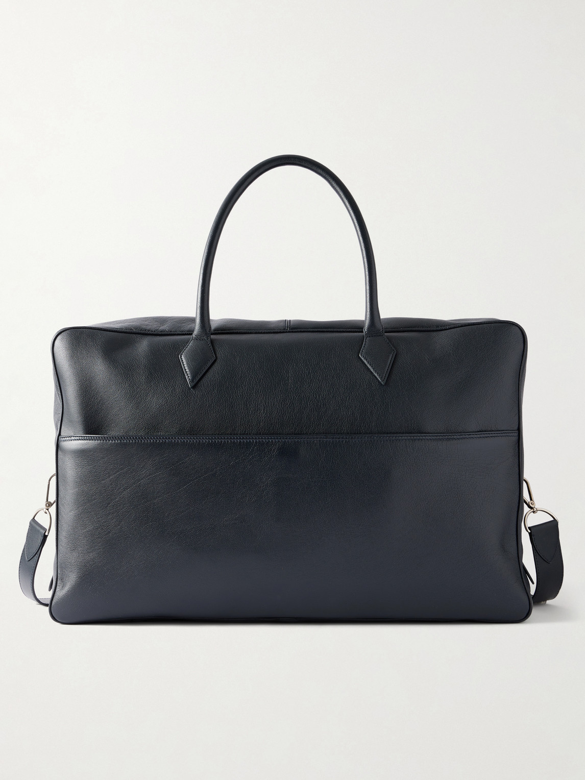 Metier Closer Weekend Leather Weekend Bag In Blue