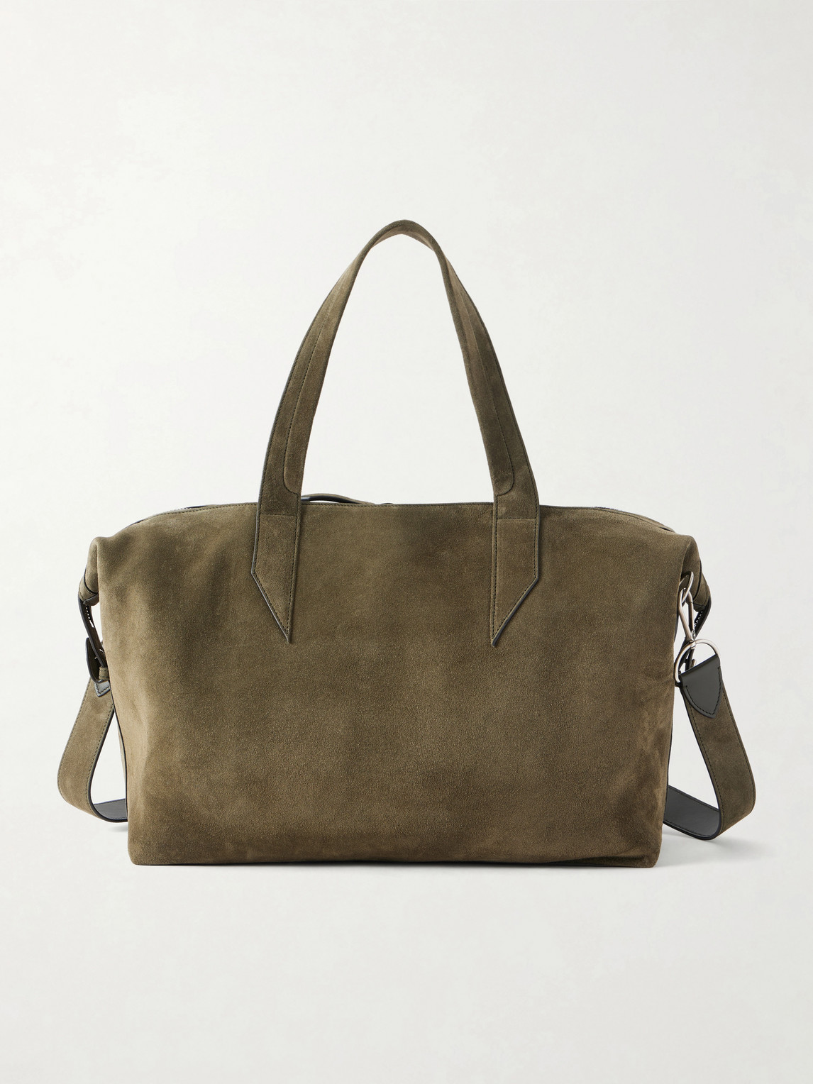 Metier Nomad All Day Suede Weekend Bag In Green