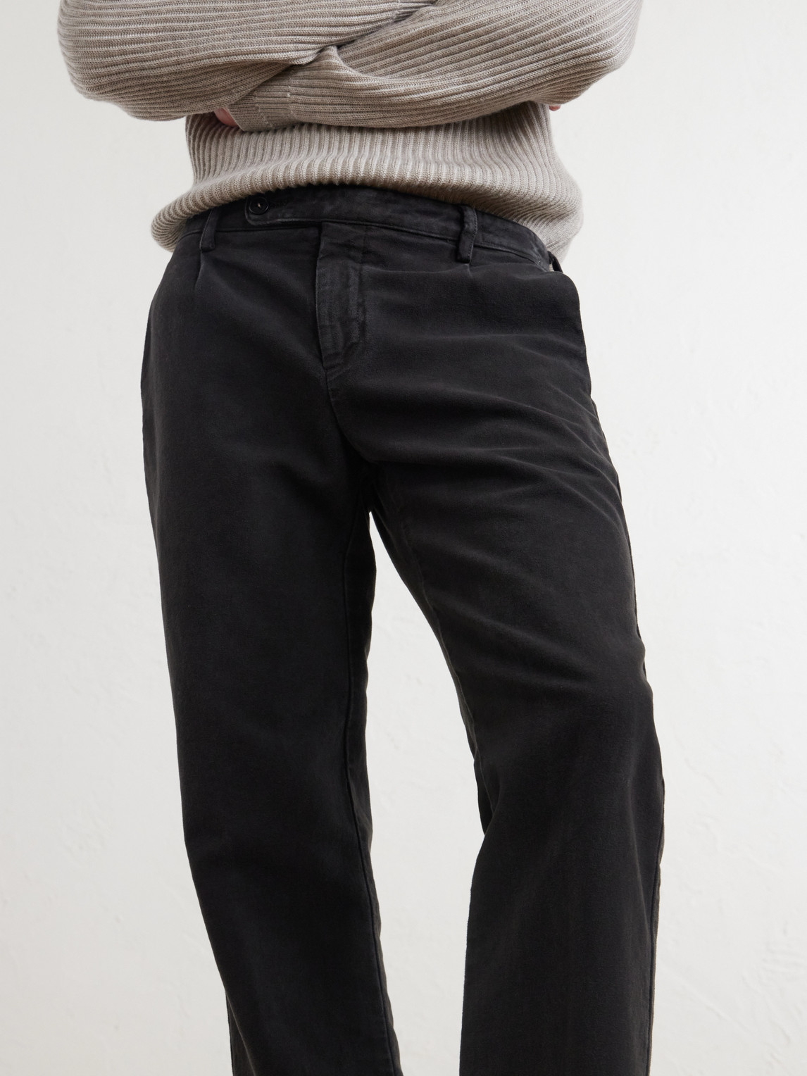 Ionio2 Straight-Leg Cotton Trousers