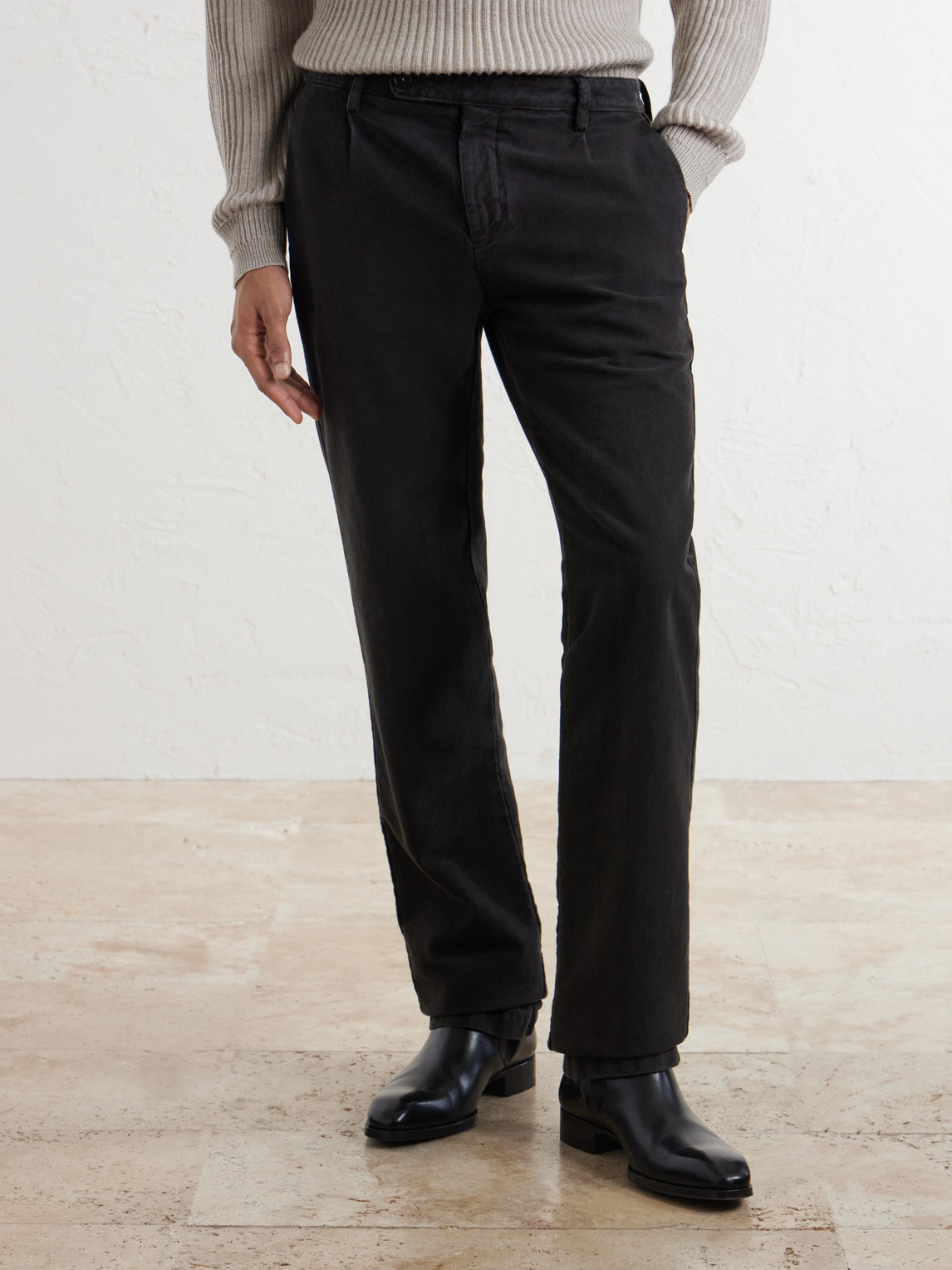 Ionio2 Straight-Leg Cotton Trousers
