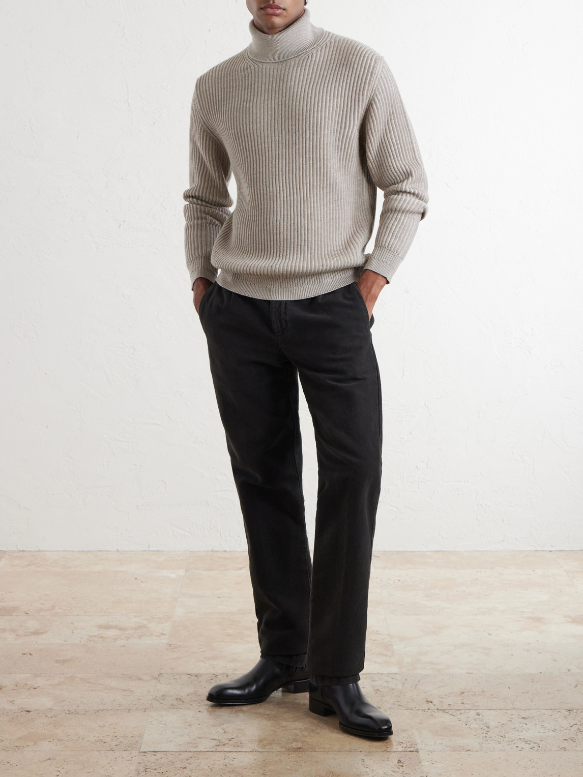 Ionio2 Straight-Leg Cotton Trousers