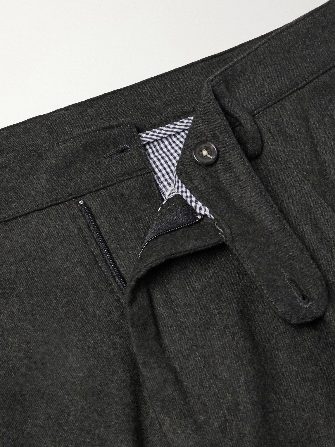 Stan Straight-Leg Pleated Virgin Wool Suit Trousers