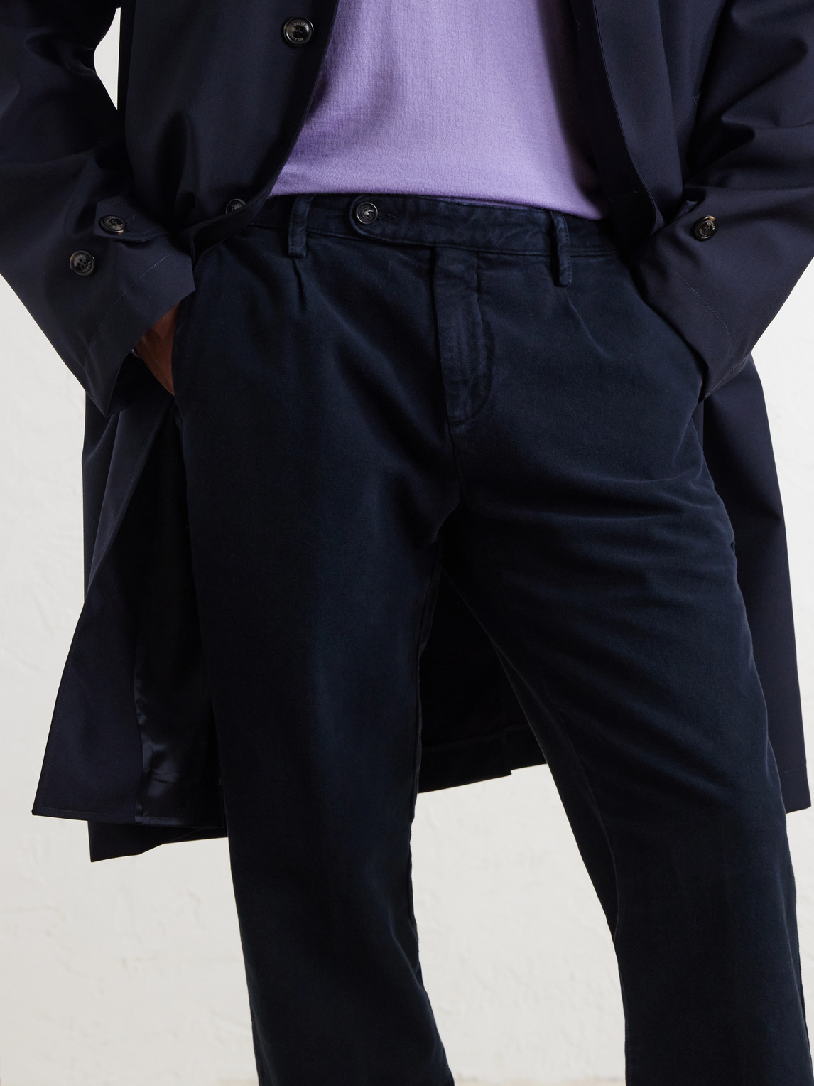 Ionio2 Straight-Leg Cotton Trousers