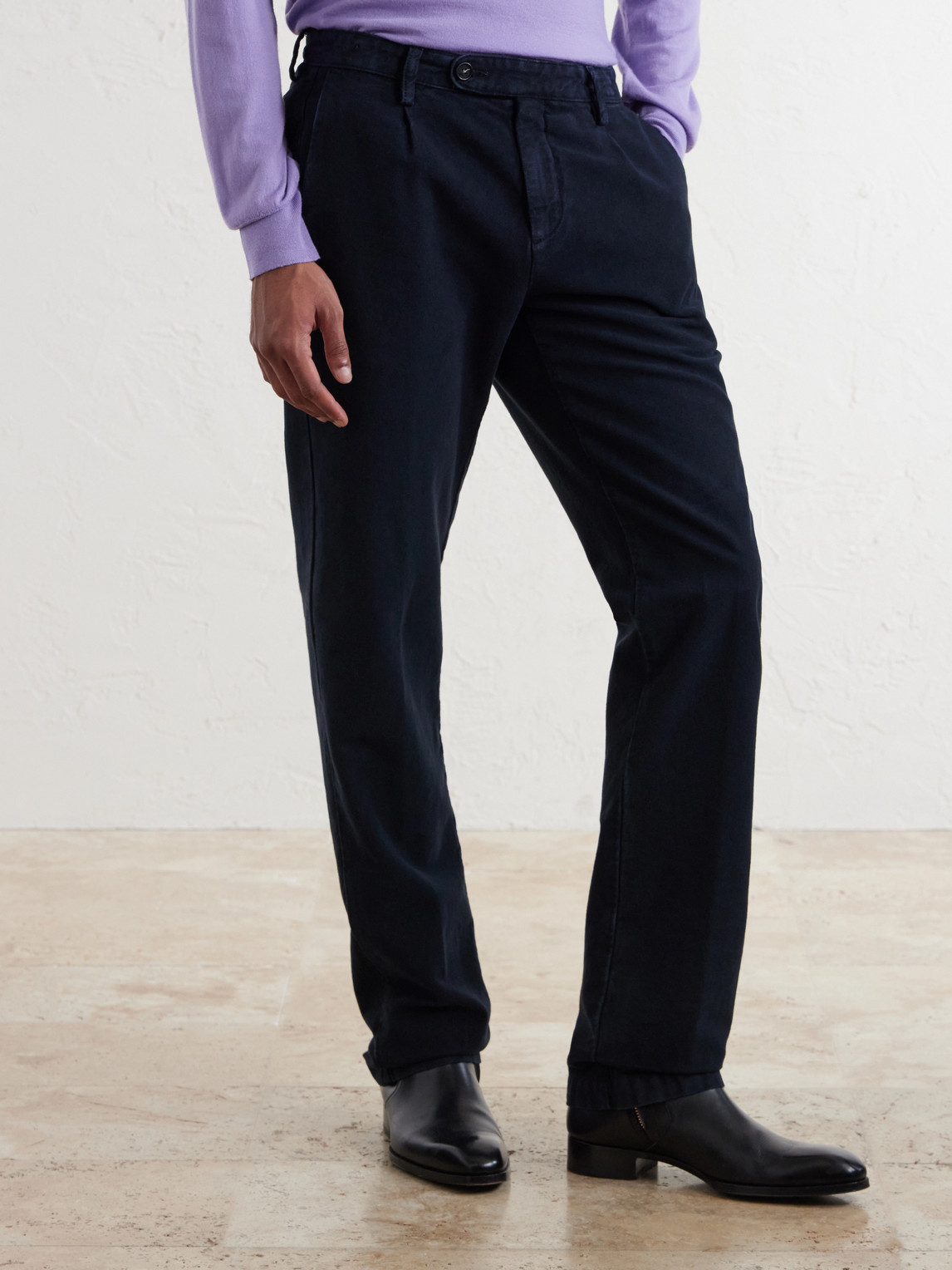 Ionio2 Straight-Leg Cotton Trousers
