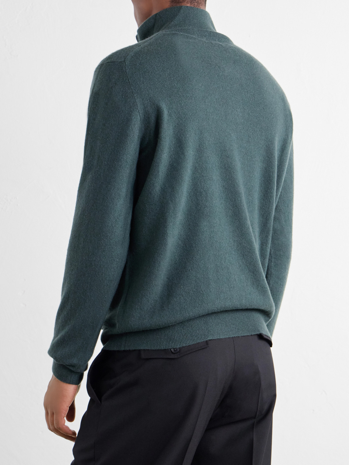 Liam Cashmere Half-Zip Sweater