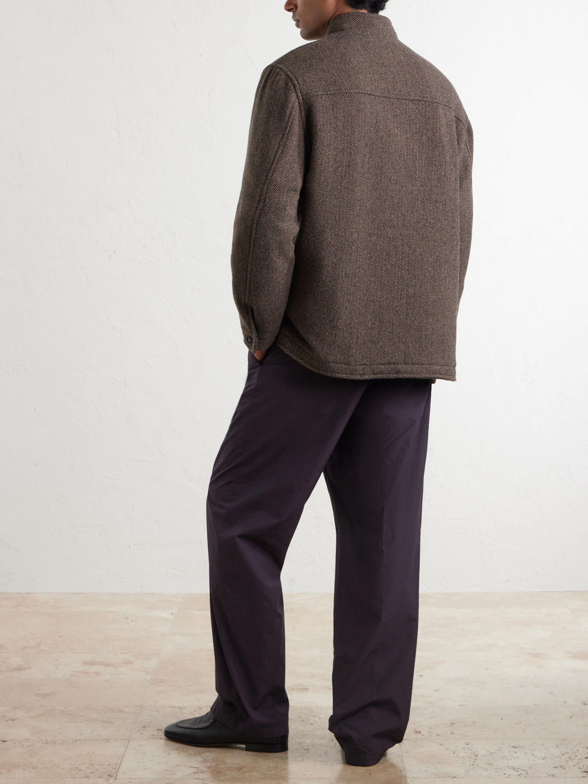 Chevrolet Reversible Herringbone Wool-Blend Jacket