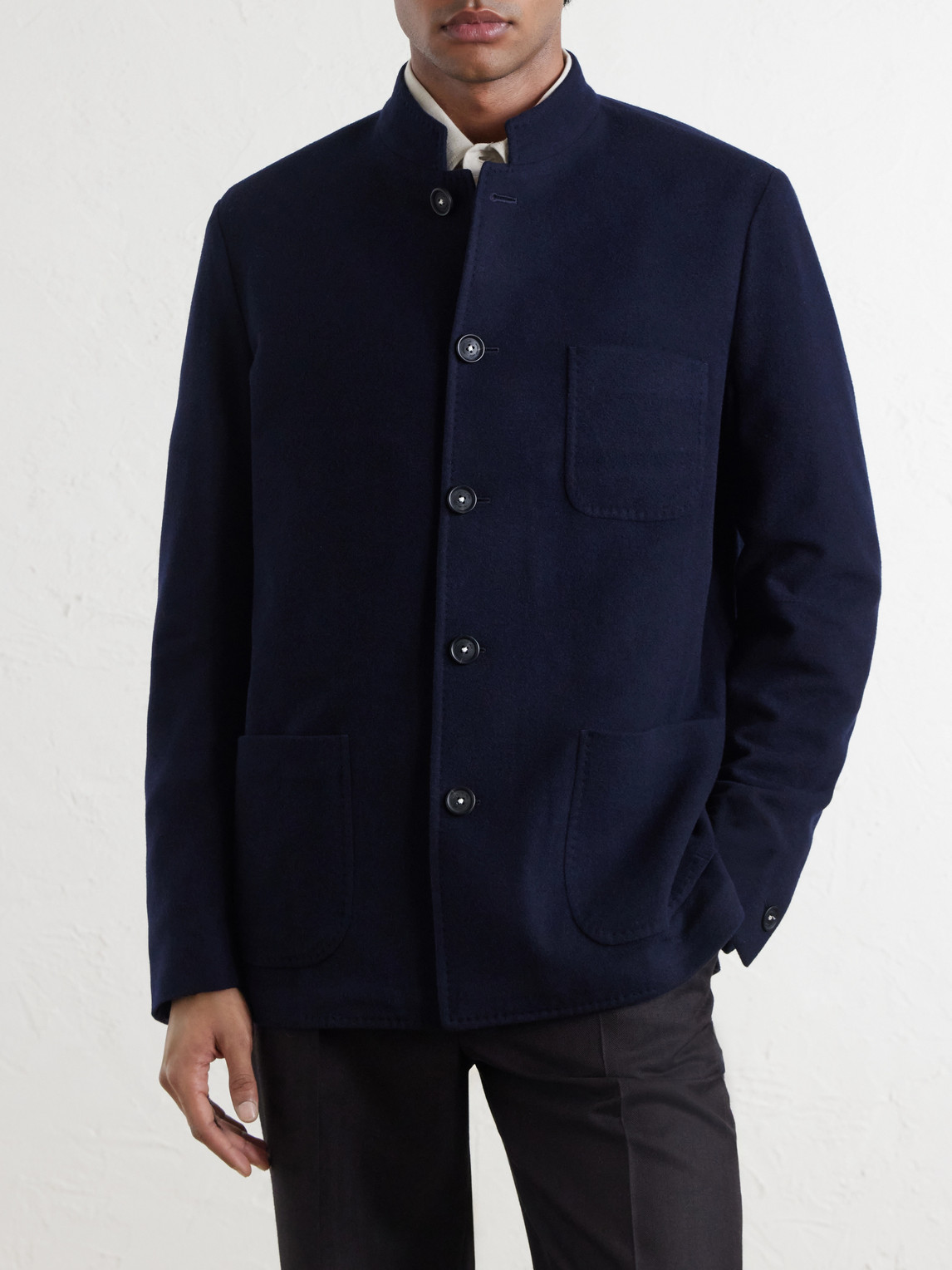 Massimo Alba Bali Wool, Silk and Cashmere-Blend Jacket - Men | Thumbnail 3