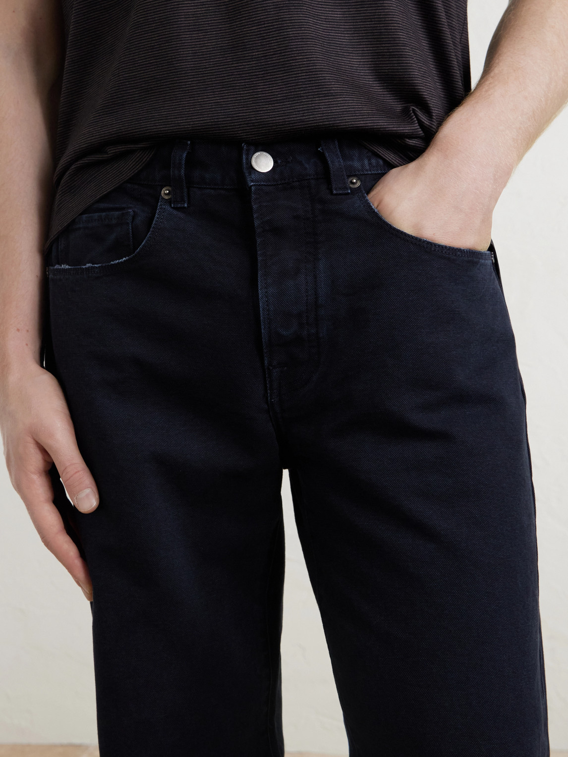 Oceano Straight-Leg Cotton Trousers