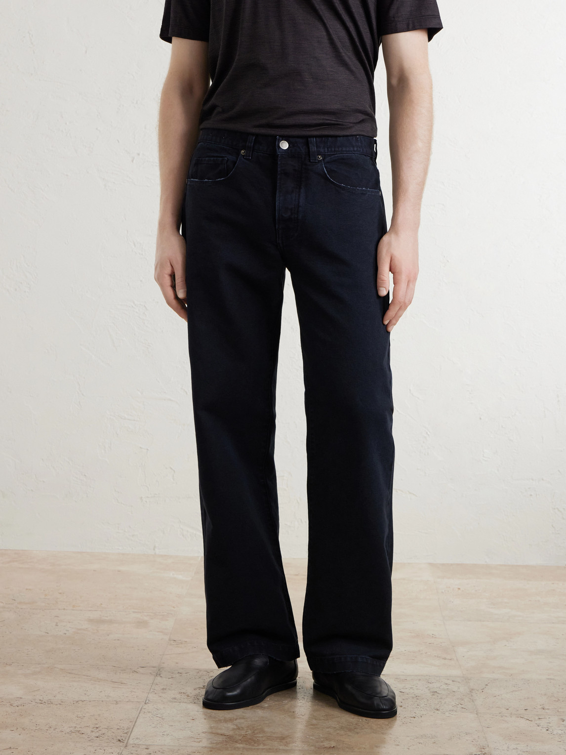 Oceano Straight-Leg Cotton Trousers