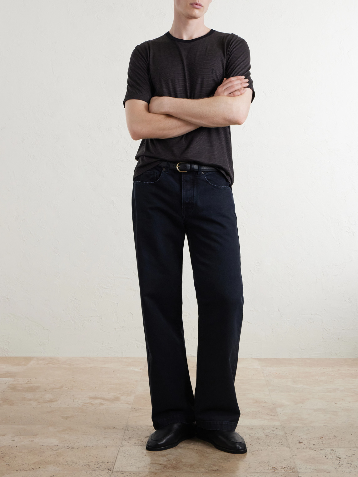 Oceano Straight-Leg Cotton Trousers
