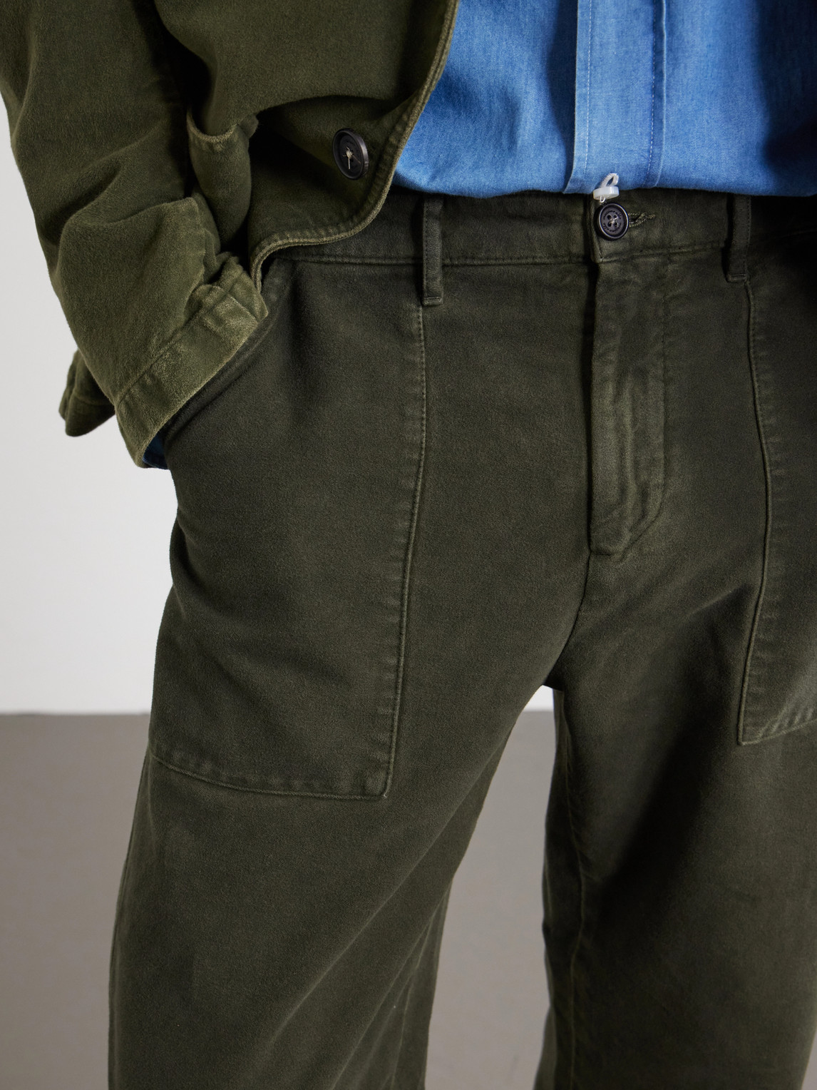 New Regata Straight-Leg Brushed Cotton Trousers