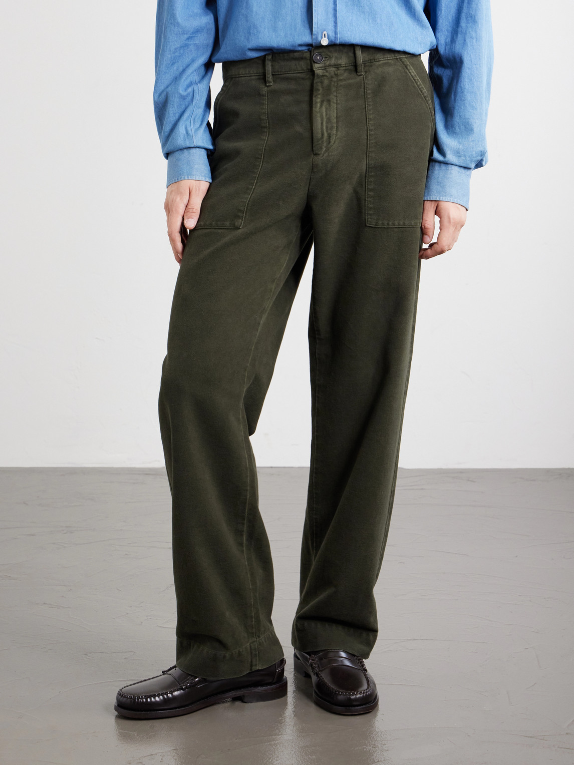 New Regata Straight-Leg Brushed Cotton Trousers