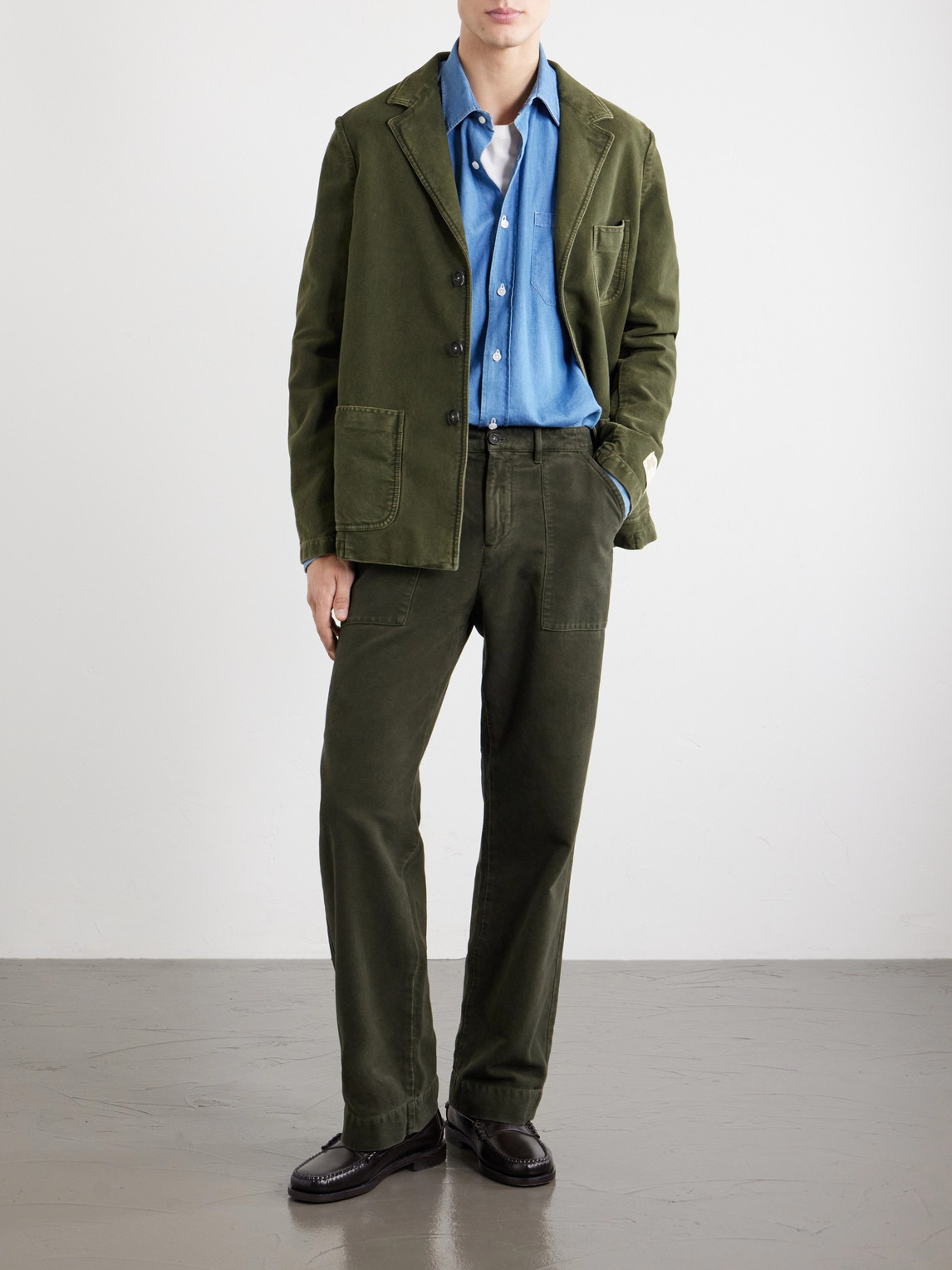 New Regata Straight-Leg Brushed Cotton Trousers