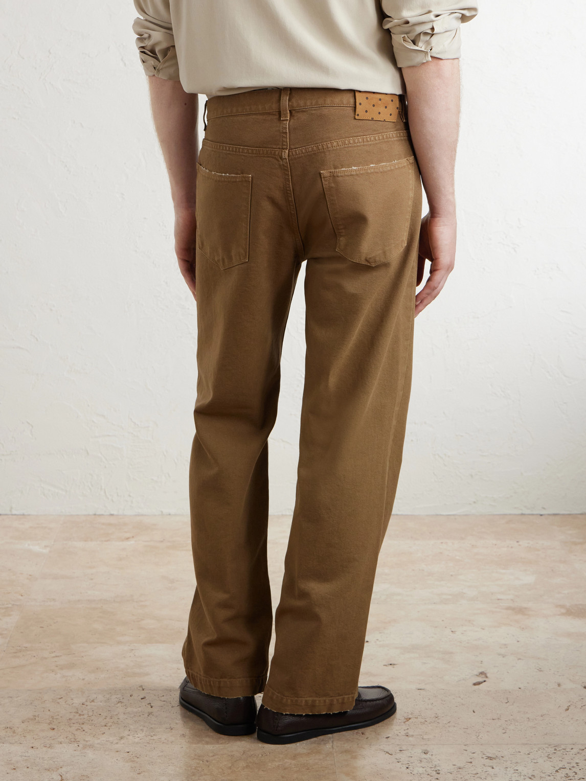 Oceano Straight-Leg Cotton Trousers