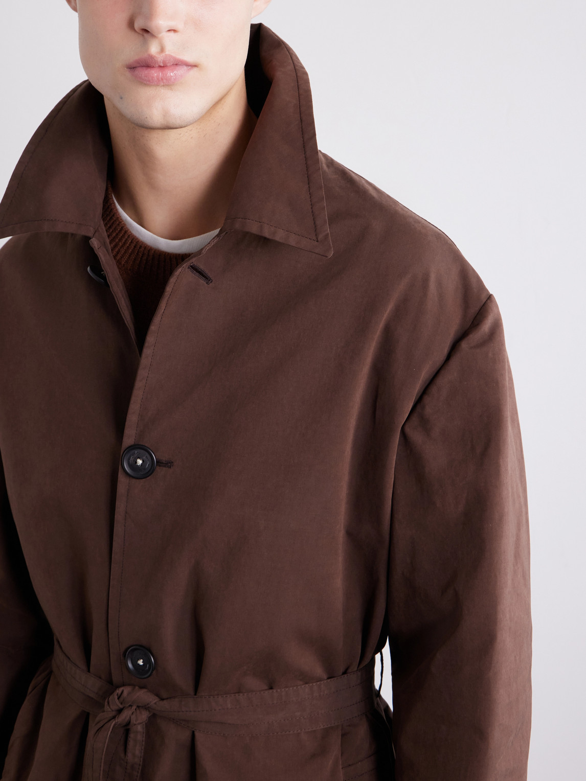Mustang Woven Trench Coat
