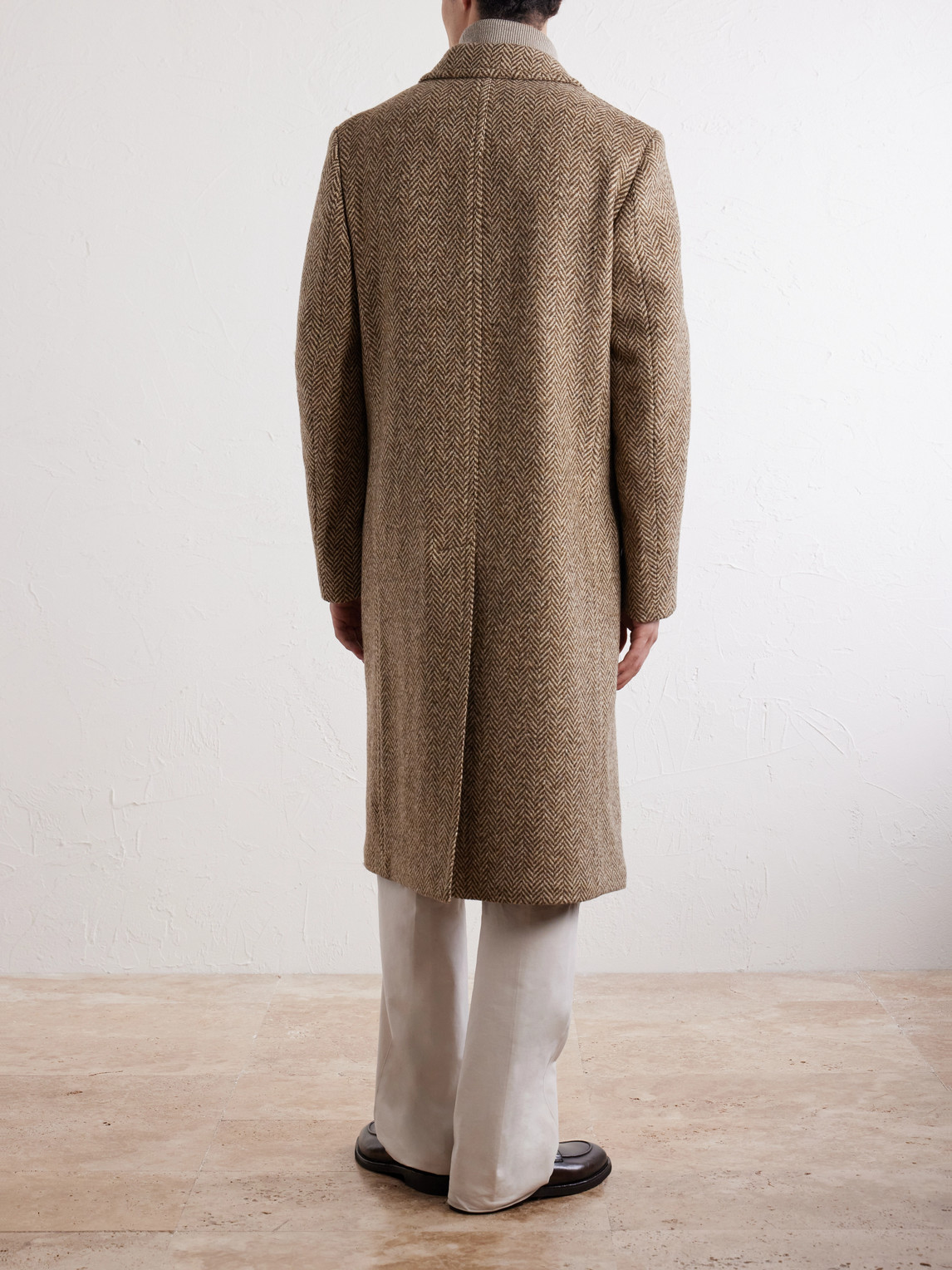 Mercury Herringbone Virgin Coat