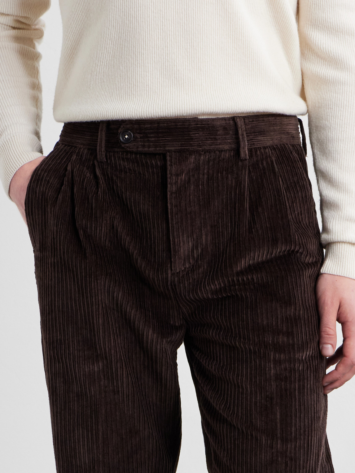Strallo02 Straight-Leg Cotton-Blend Corduroy