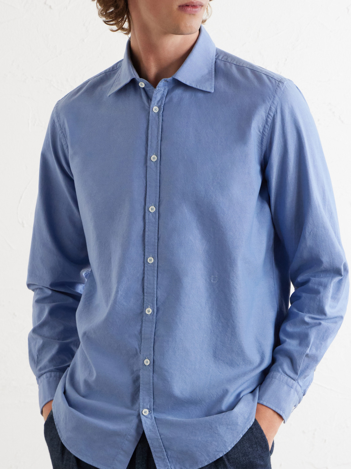 Genova Cotton-Chambray Shirt