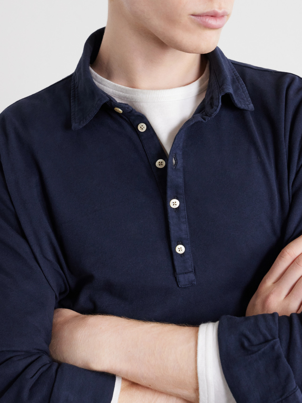 Raya Cotton-Jersey Polo Shirt