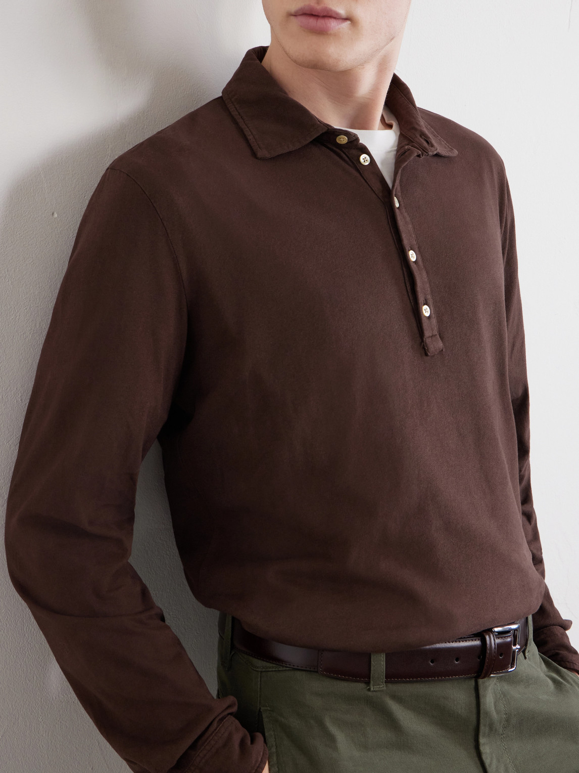Raya Cotton-Jersey Polo Shirt