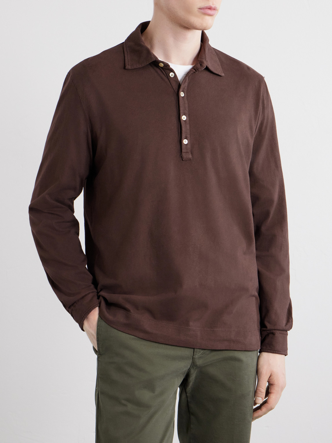 Raya Cotton-Jersey Polo Shirt