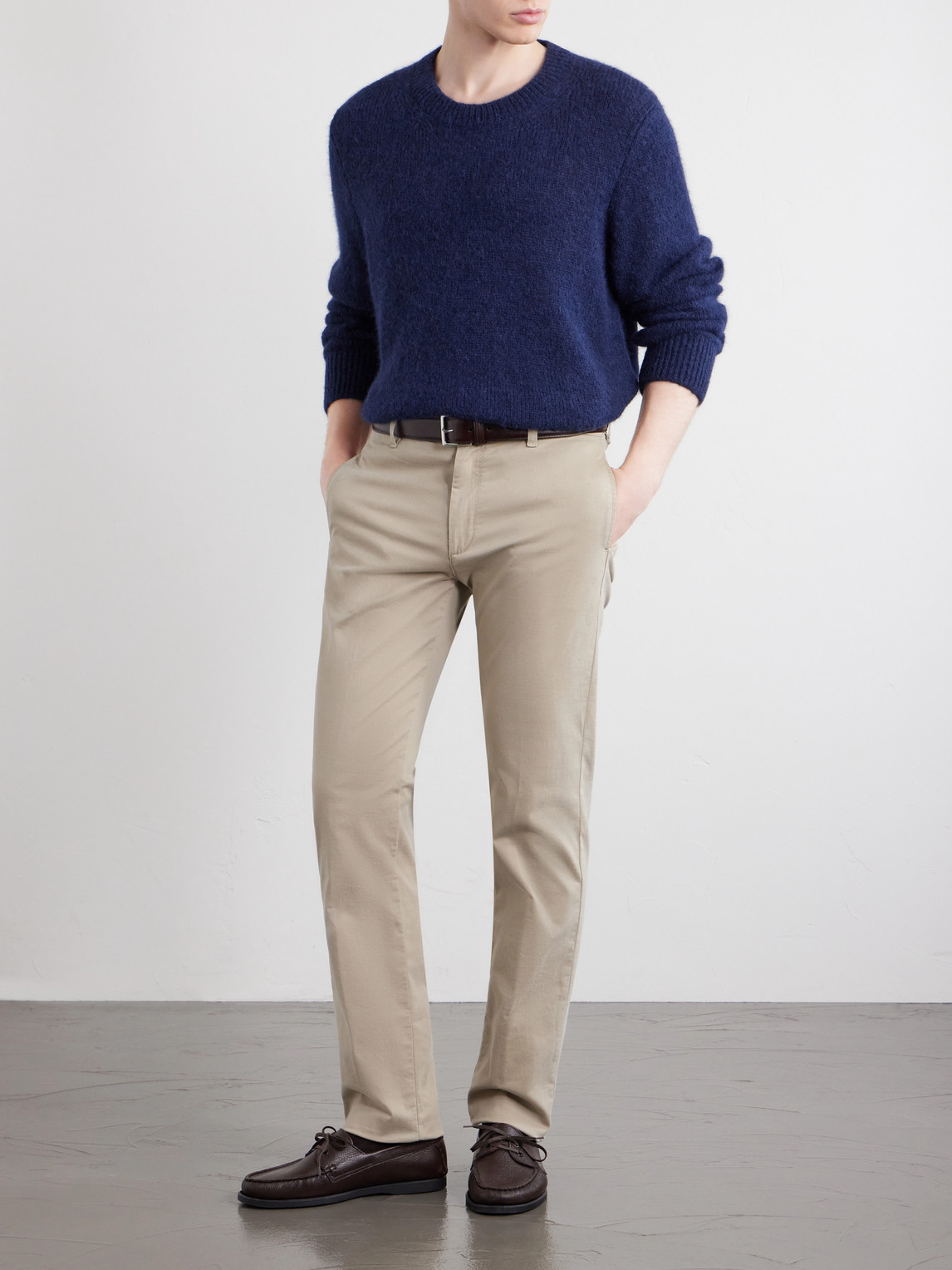 Massimo Alba Bruce Alpaca-blend Sweatshirt In Blue