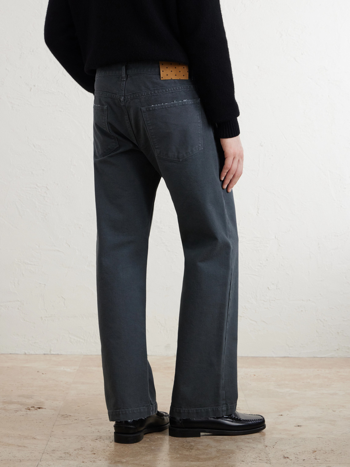 Oceano Straight-Leg Cotton Trousers