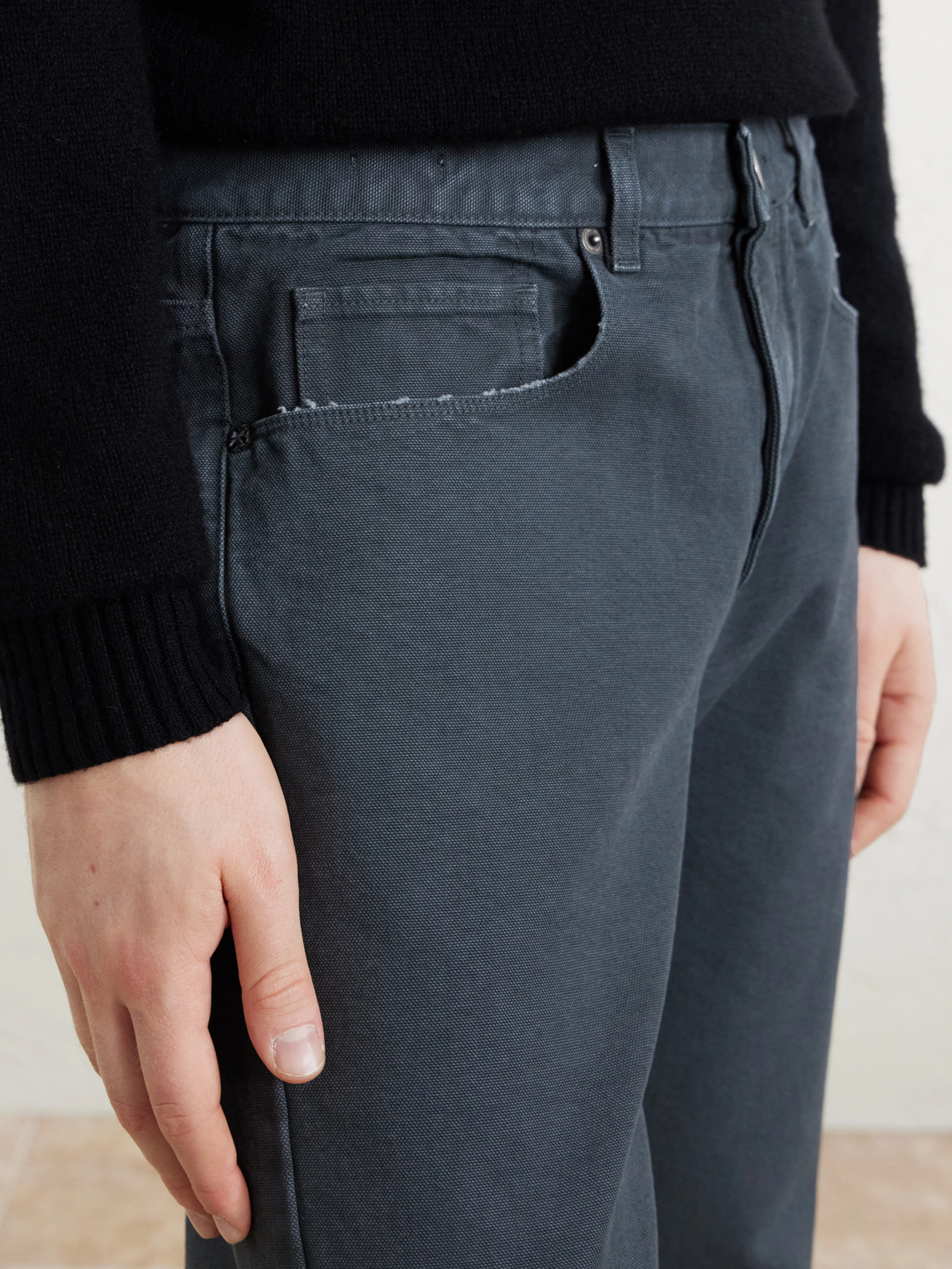 Oceano Straight-Leg Cotton Trousers