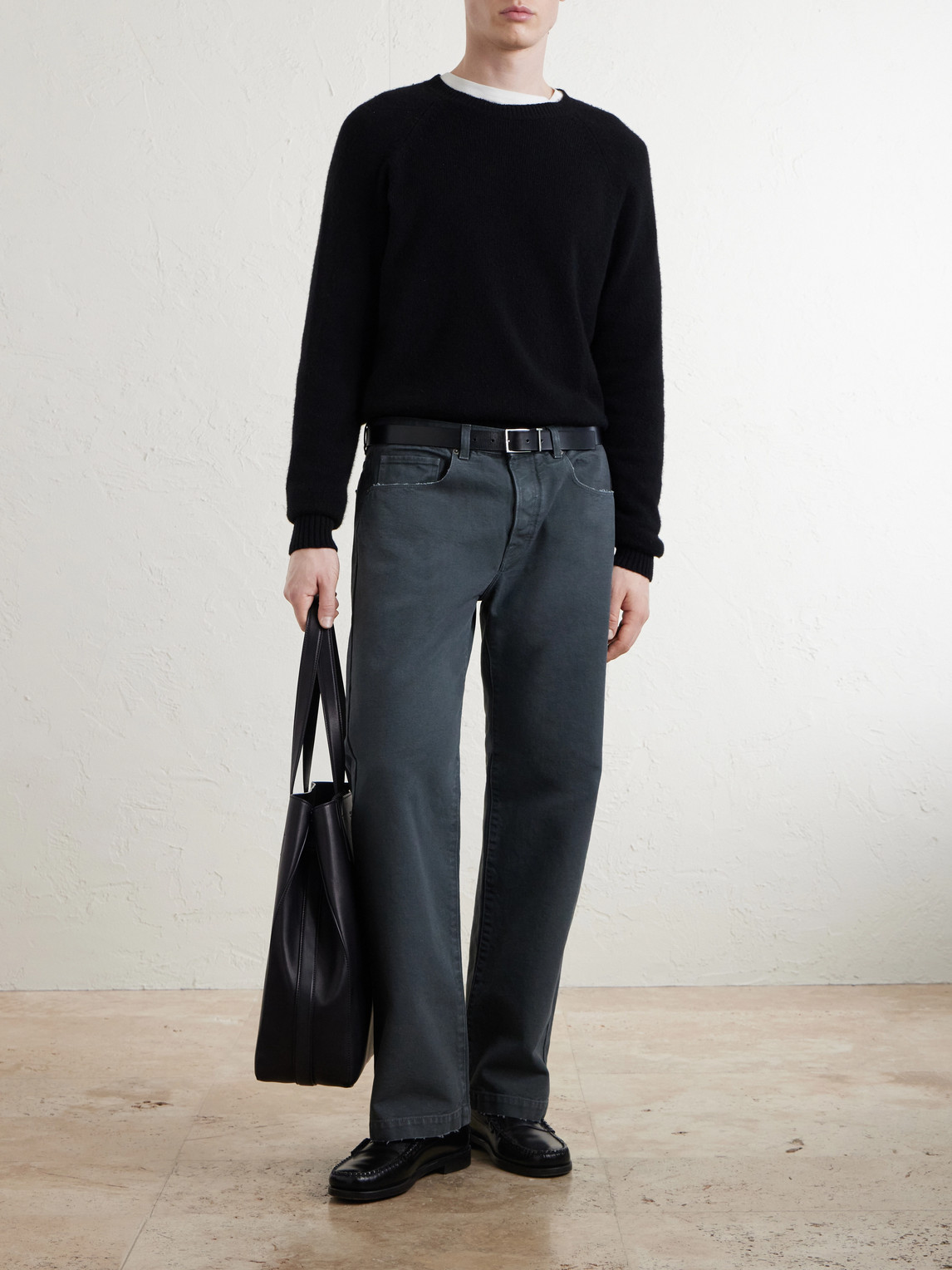 Oceano Straight-Leg Cotton Trousers