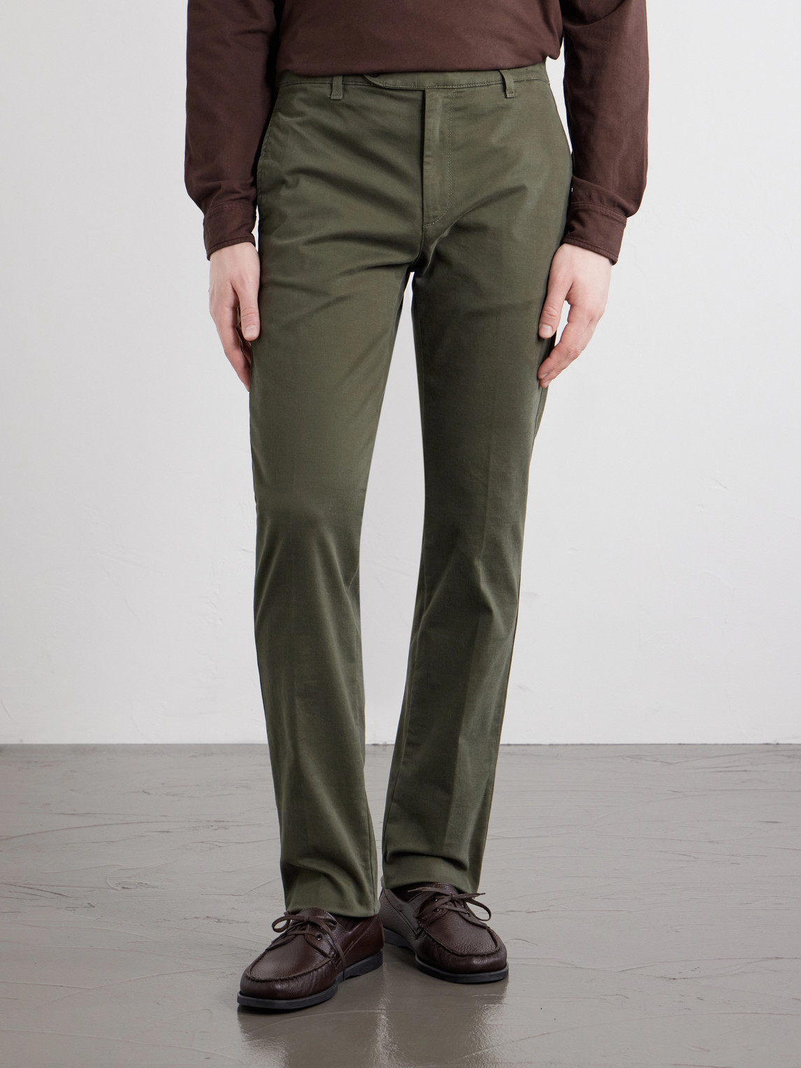 Winch Straight-Leg Cotton-Blend Twill Trousers