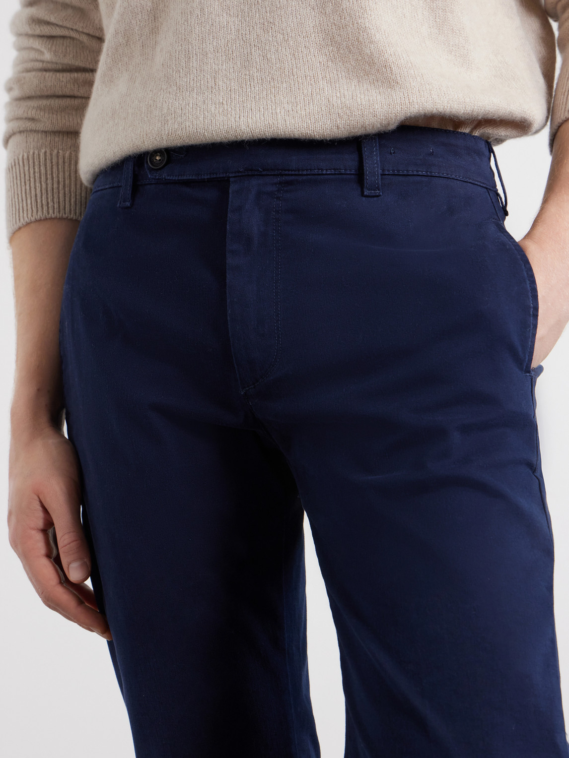 Winch Straight-Leg Cotton-Blend Twill Trousers