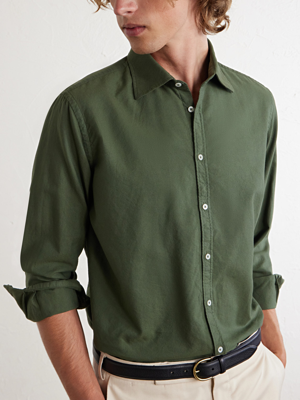 Genova Cotton-Chambray Shirt