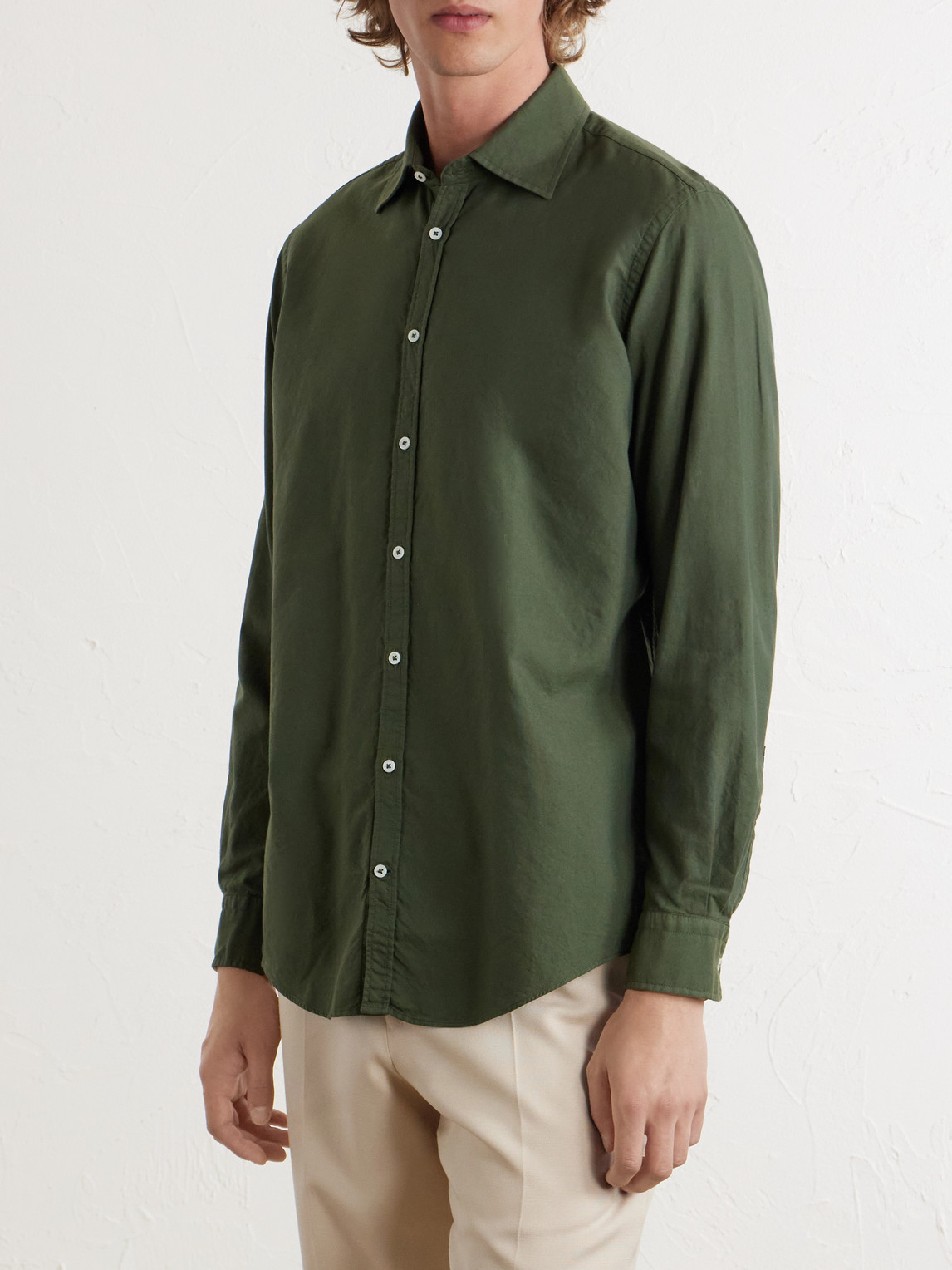Genova Cotton-Chambray Shirt