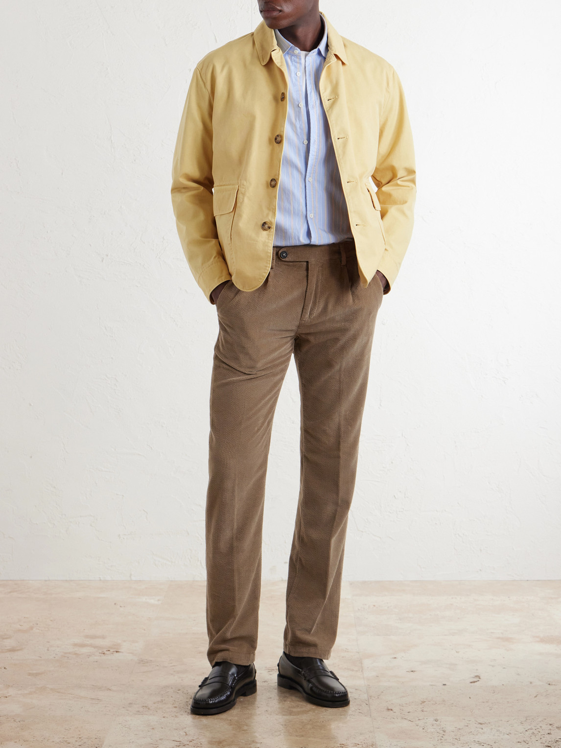 Ionio2 Straight-Leg Cotton- Corduroy