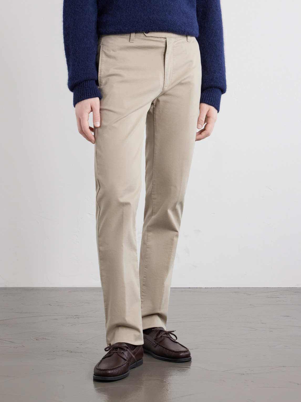 Winch Straight-Leg Cotton-Blend Twill Trousers