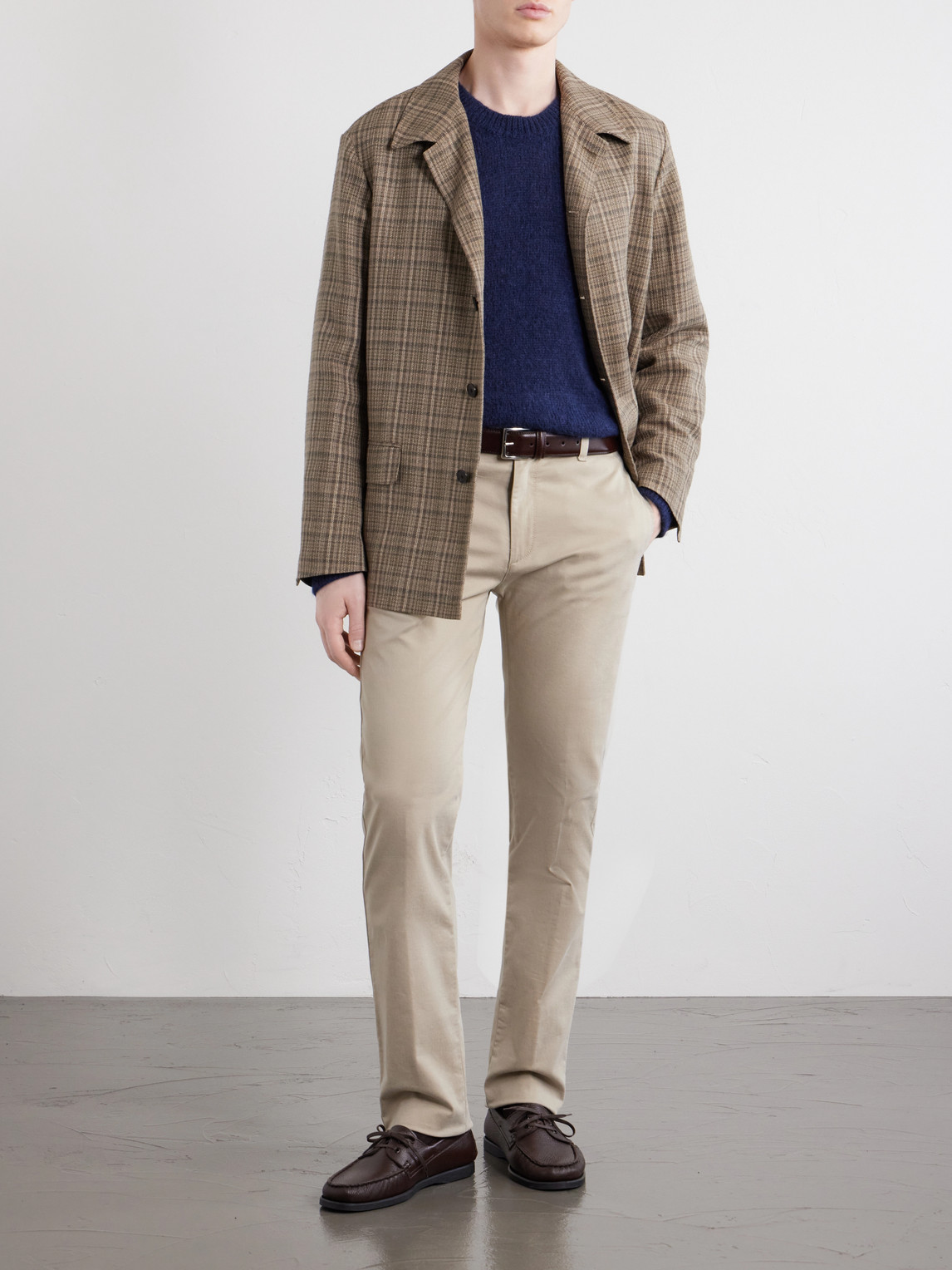 Winch Straight-Leg Cotton-Blend Twill Trousers