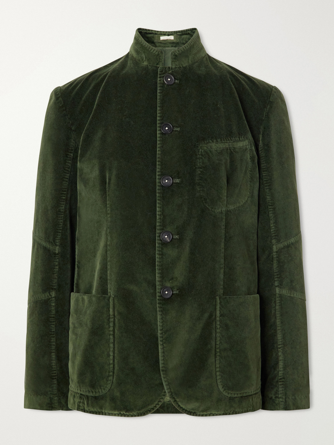 Massimo Alba Gstaad Panelled Cotton-Velvet Jacket - Men