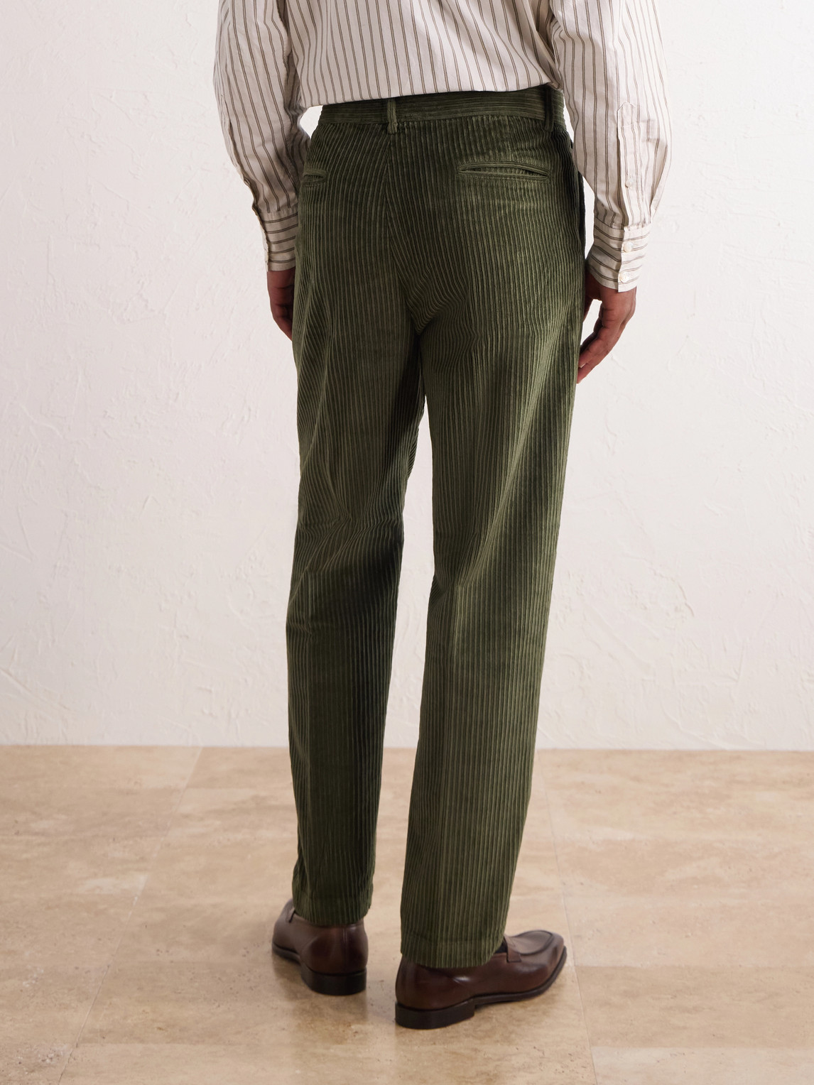 Strallo02 Straight-Leg Cotton-Blend Corduroy
