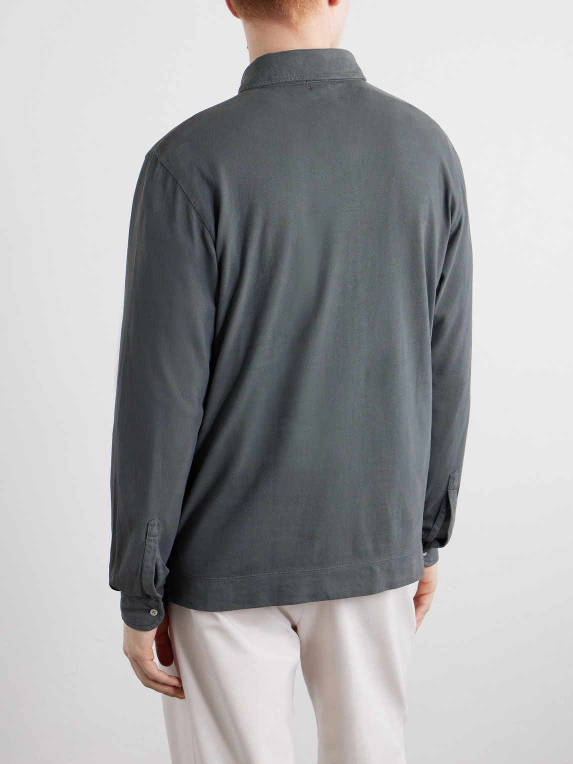 Raya Cotton-Jersey Polo Shirt