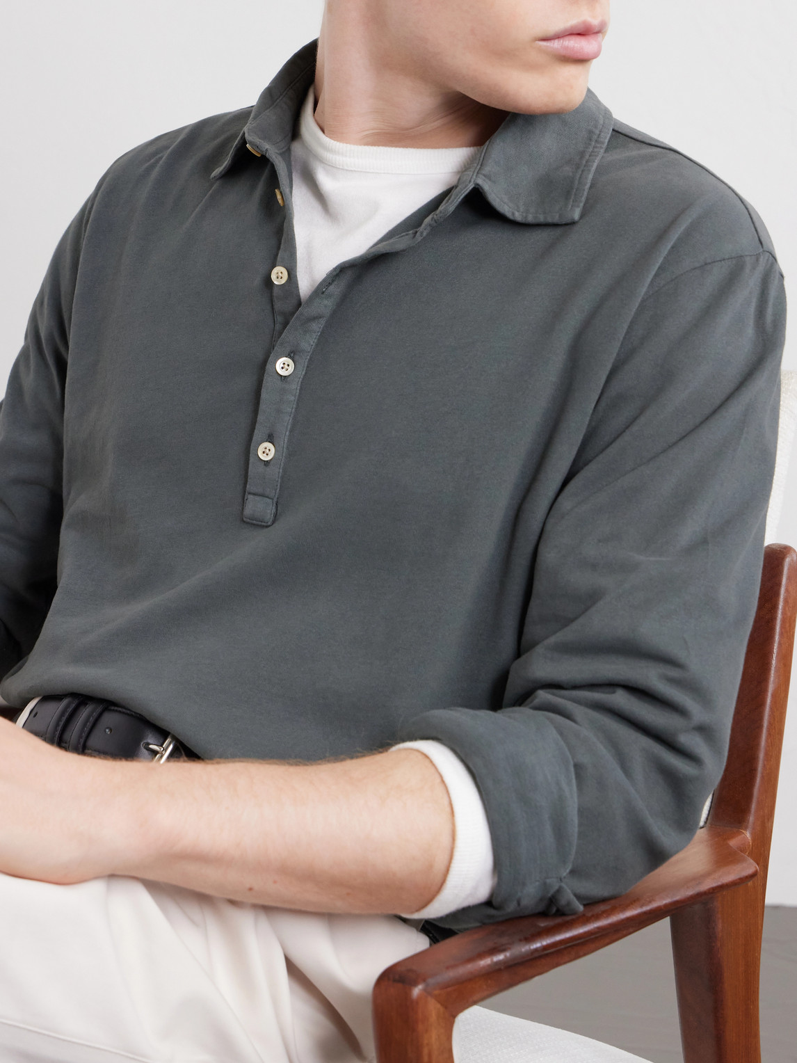 Raya Cotton-Jersey Polo Shirt
