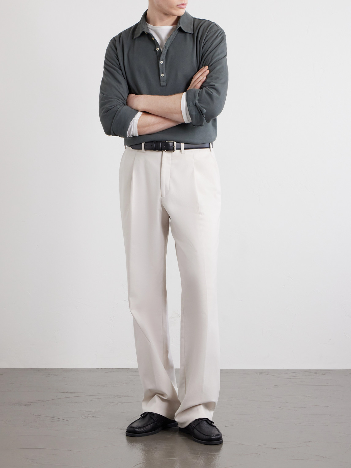 Raya Cotton-Jersey Polo Shirt