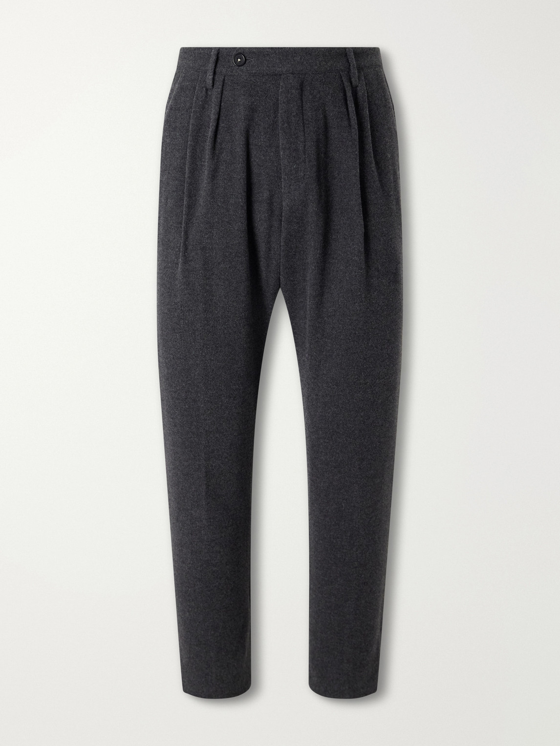 Massimo Alba Stan Straight-leg Wool, Silk And Cashmere-blend Suit Trousers In Black