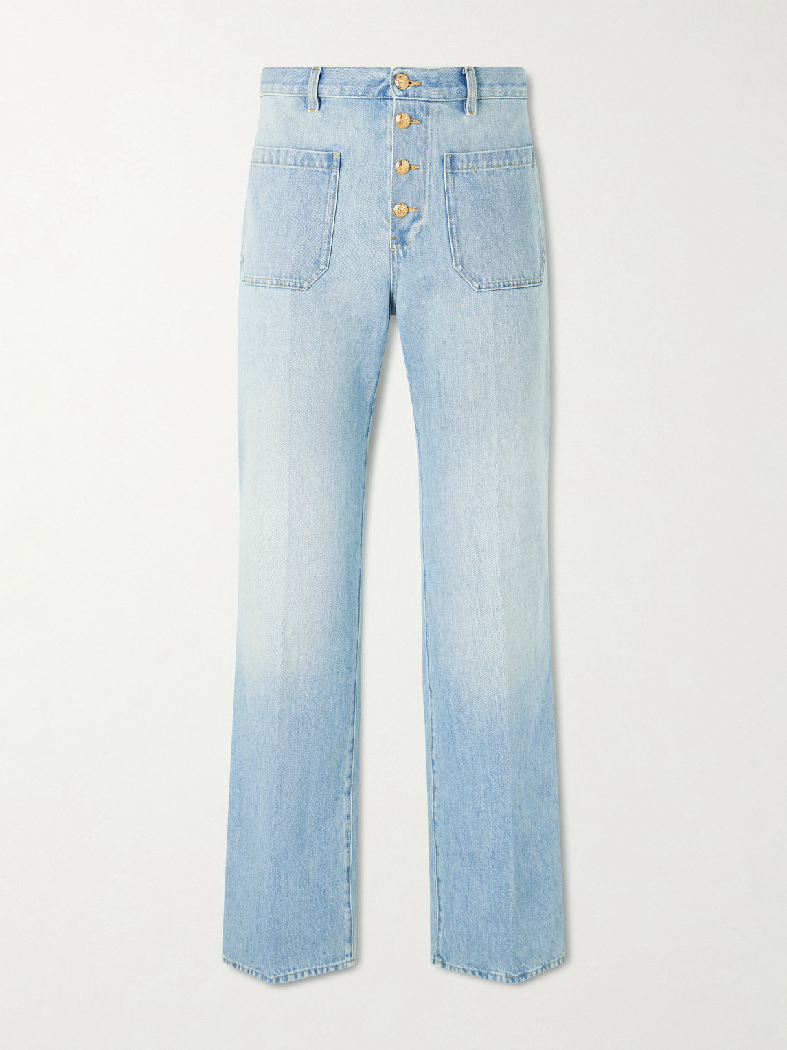 Valentino Straight-leg Jeans In Blue