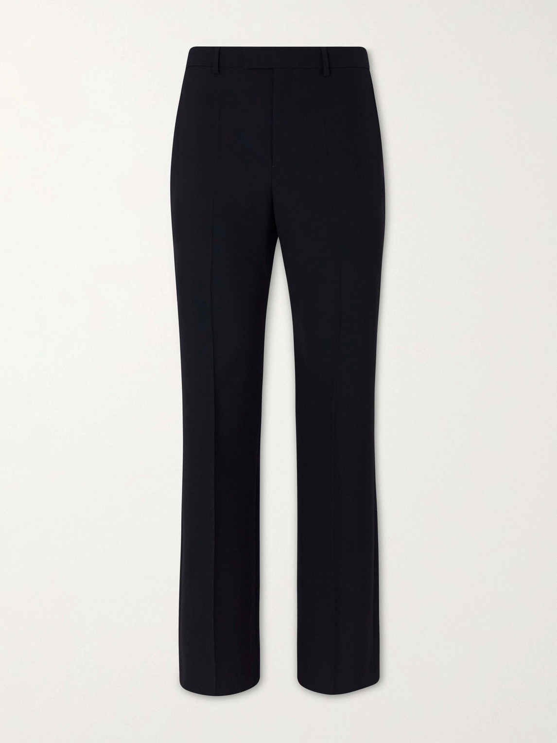 Valentino Garavani Straight-Leg Pleated Grain de Poudre Wool Trousers IT 48