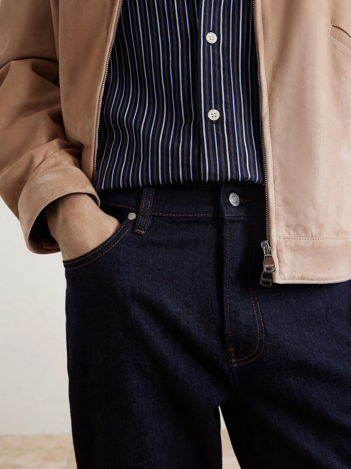 Modern Straight-Leg Jeans