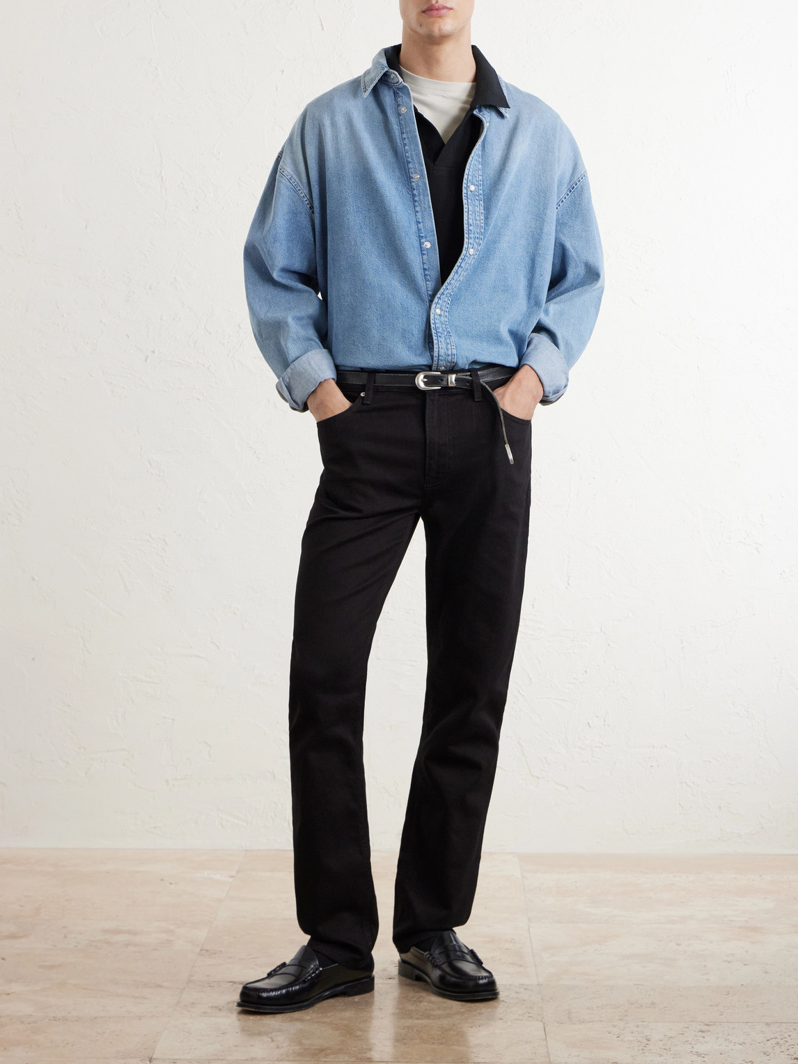 Modern Straight-Leg Jeans
