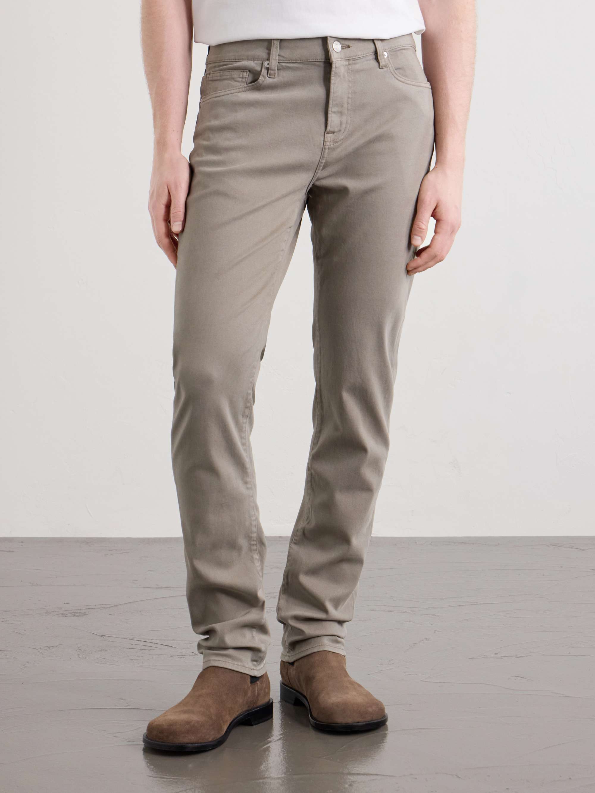 FRAME L'Homme Slim-Fit Stretch Lyocell-Blend Trousers