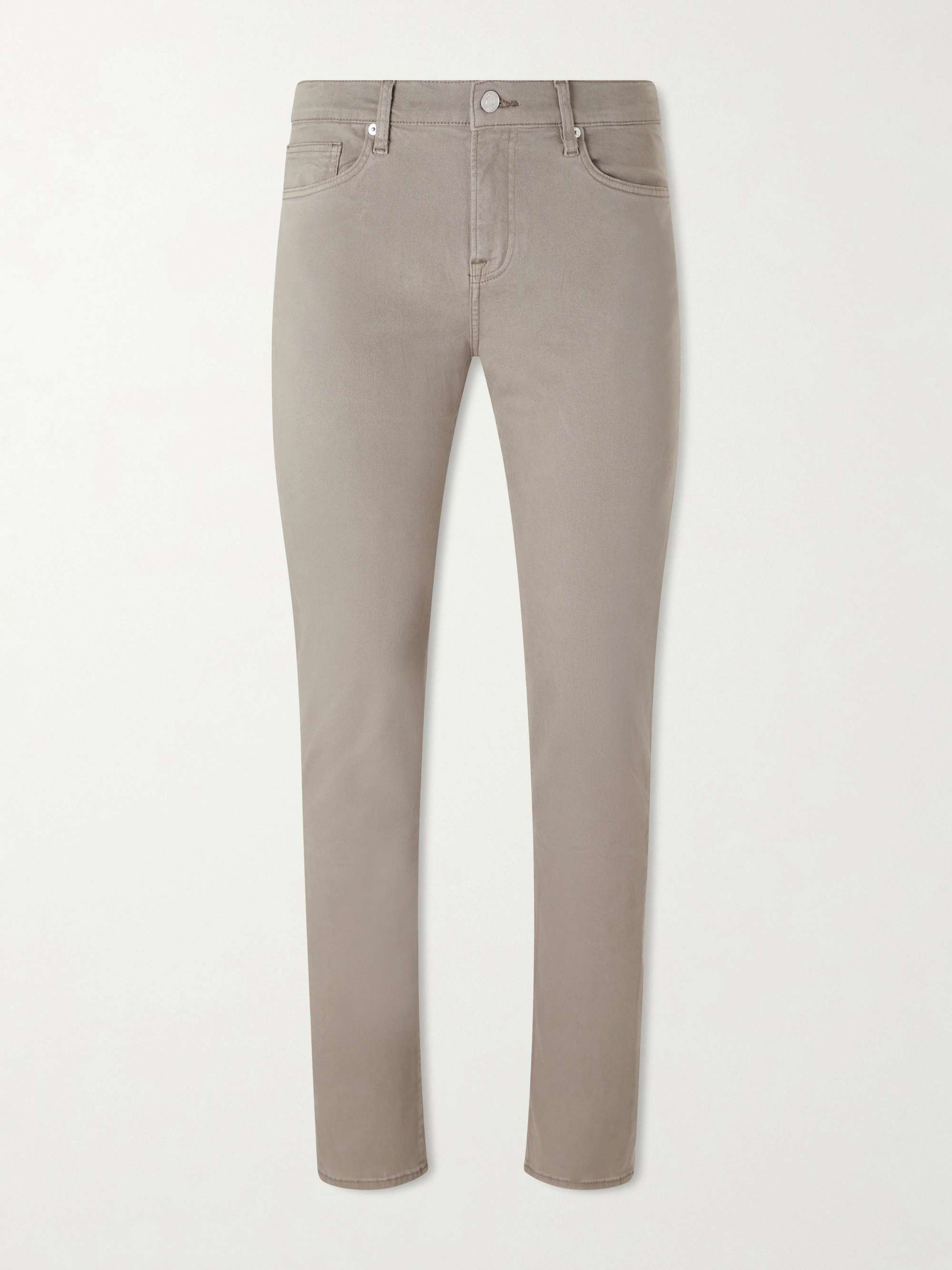 FRAME L'Homme Slim-Fit Stretch Lyocell-Blend Trousers