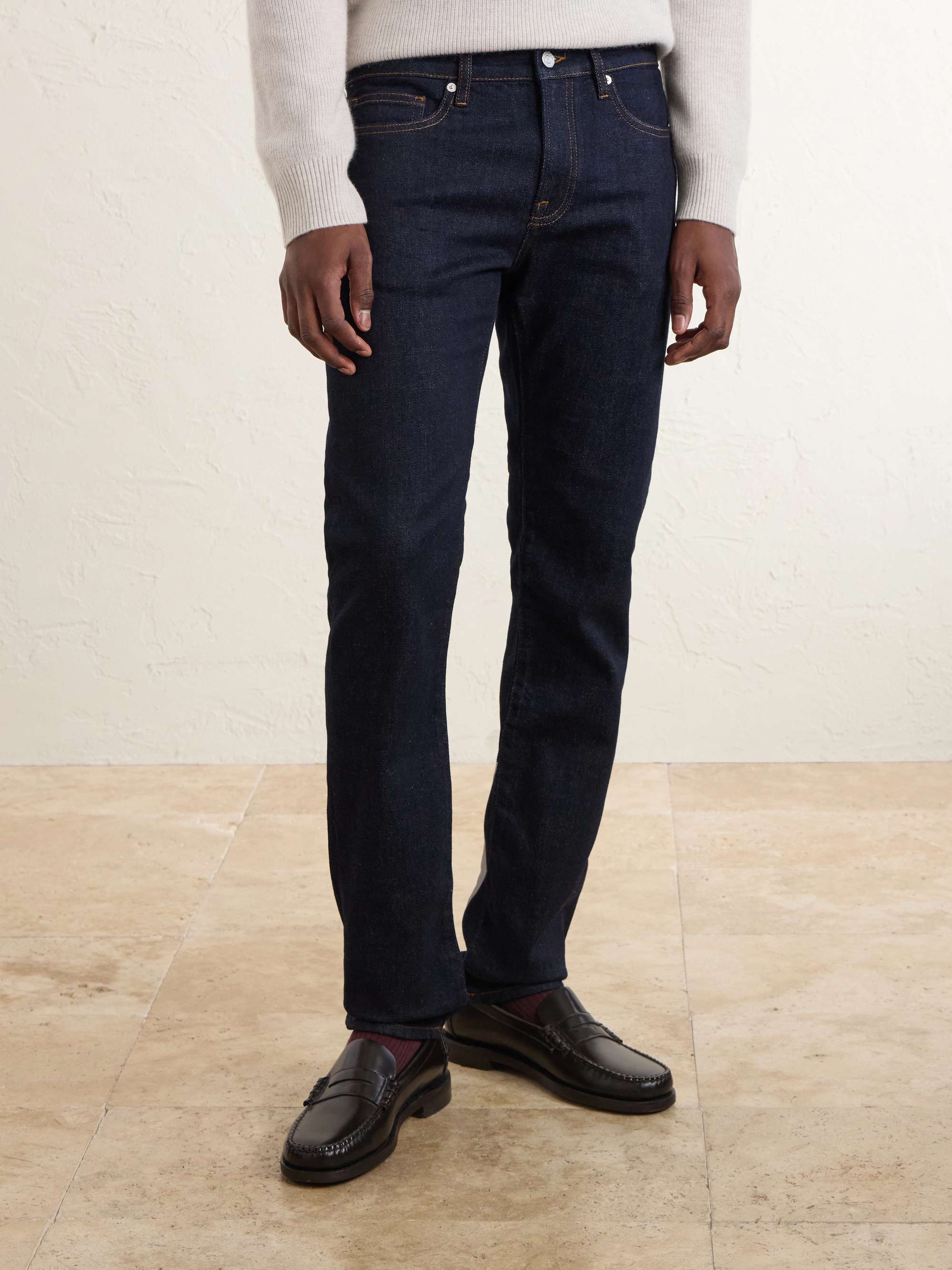 FRAME L'Homme Slim-Fit Denim Jeans